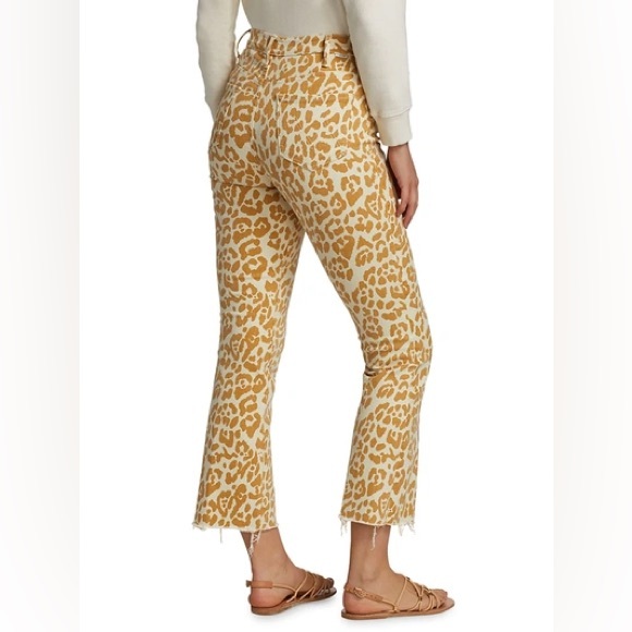 MOTHER The Hustler Ankle Fray Printed Jeans - Picture 4 of 16